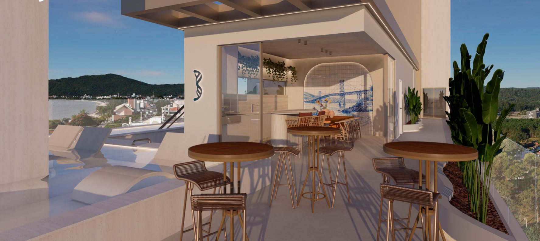 Sky bar del rooftop