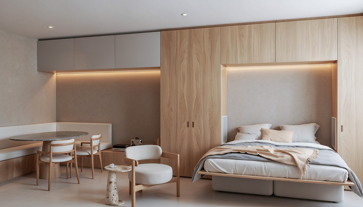 Studio — configuración dormitorio