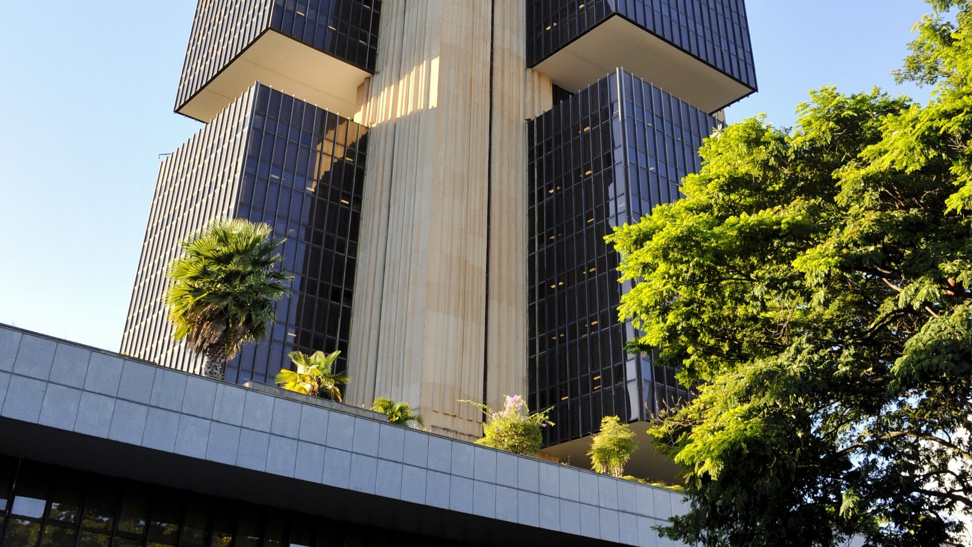 Edificio sede del Banco Central de Brasil en Brasilia